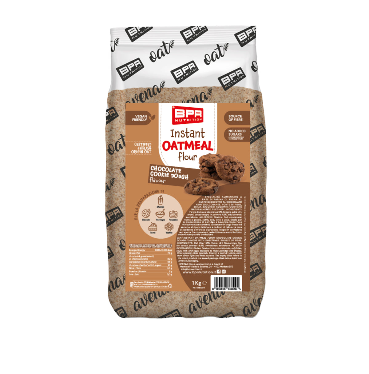 BPR OATMEAL - Farina istantanea 1Kg