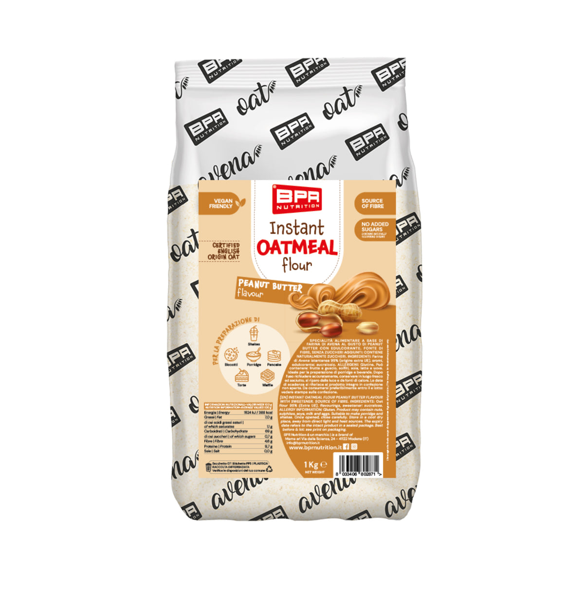 BPR OATMEAL - Farina istantanea 1Kg