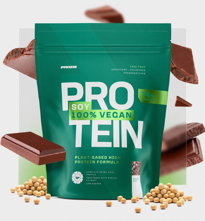 Proteine di soia vegane - Prozis