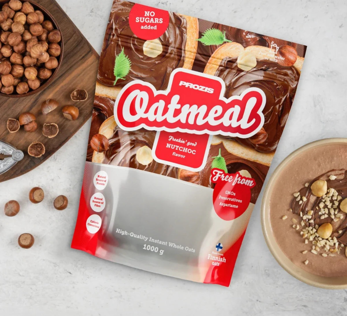 Prozis Oatmeal - Farina D’avena Prozis istantanea 1kg