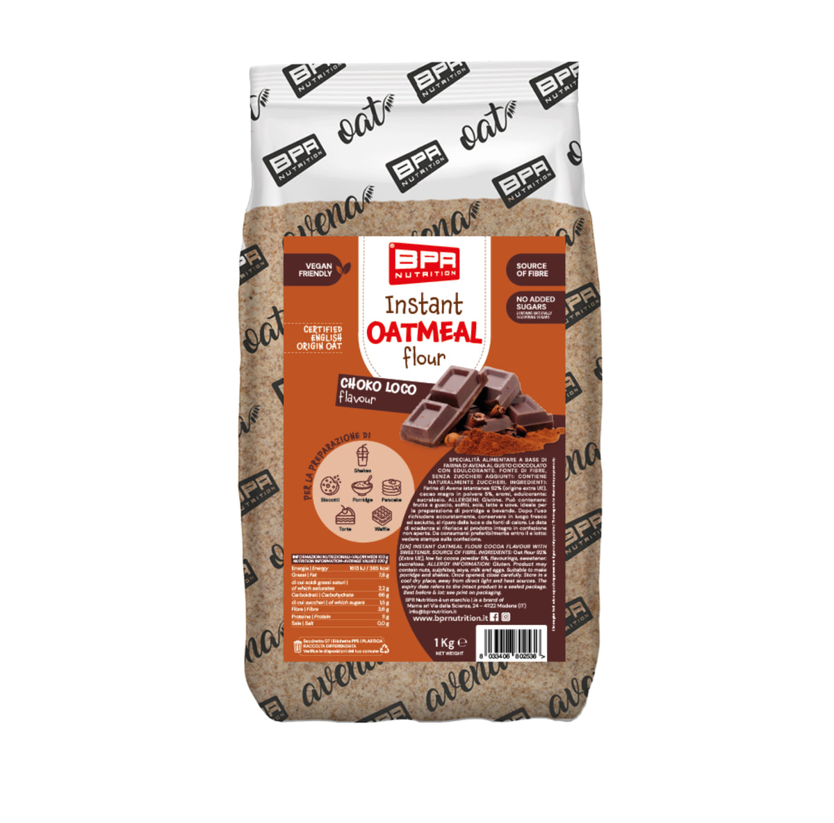 BPR OATMEAL - Farina istantanea 1Kg