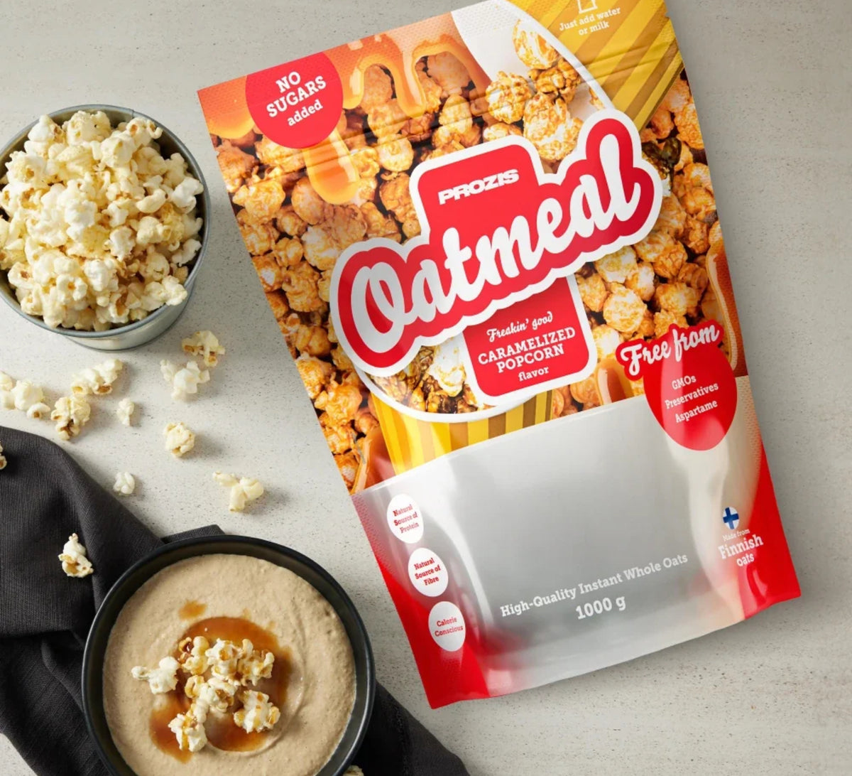 Prozis Oatmeal - Farina D’avena Prozis istantanea 1kg