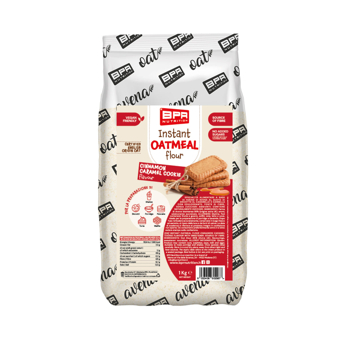 BPR OATMEAL - Farina istantanea 1Kg