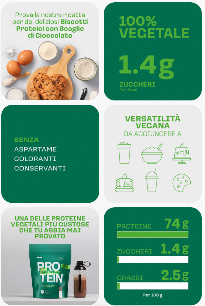 Proteine di soia vegane - Prozis