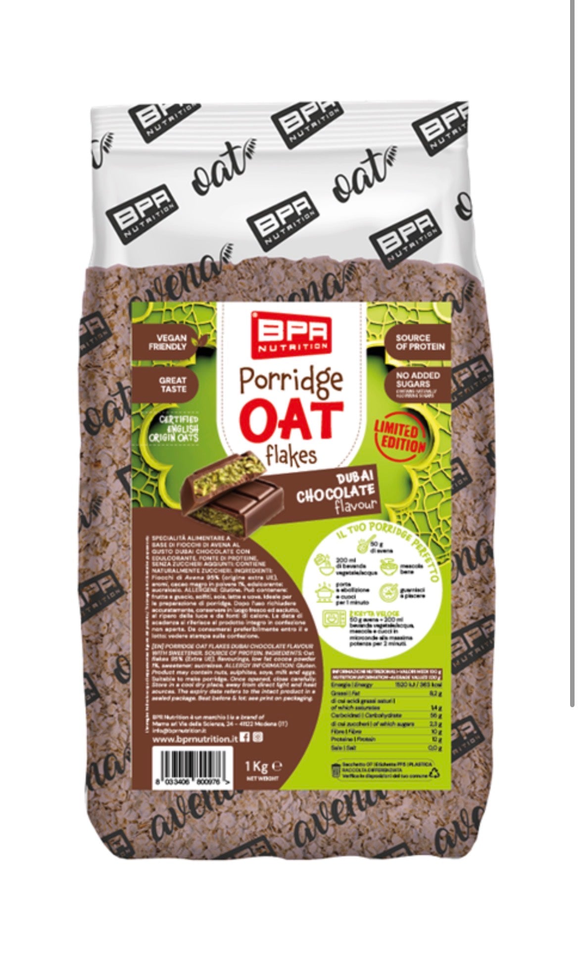 Porridge Oat flakes BPR - 1Kg