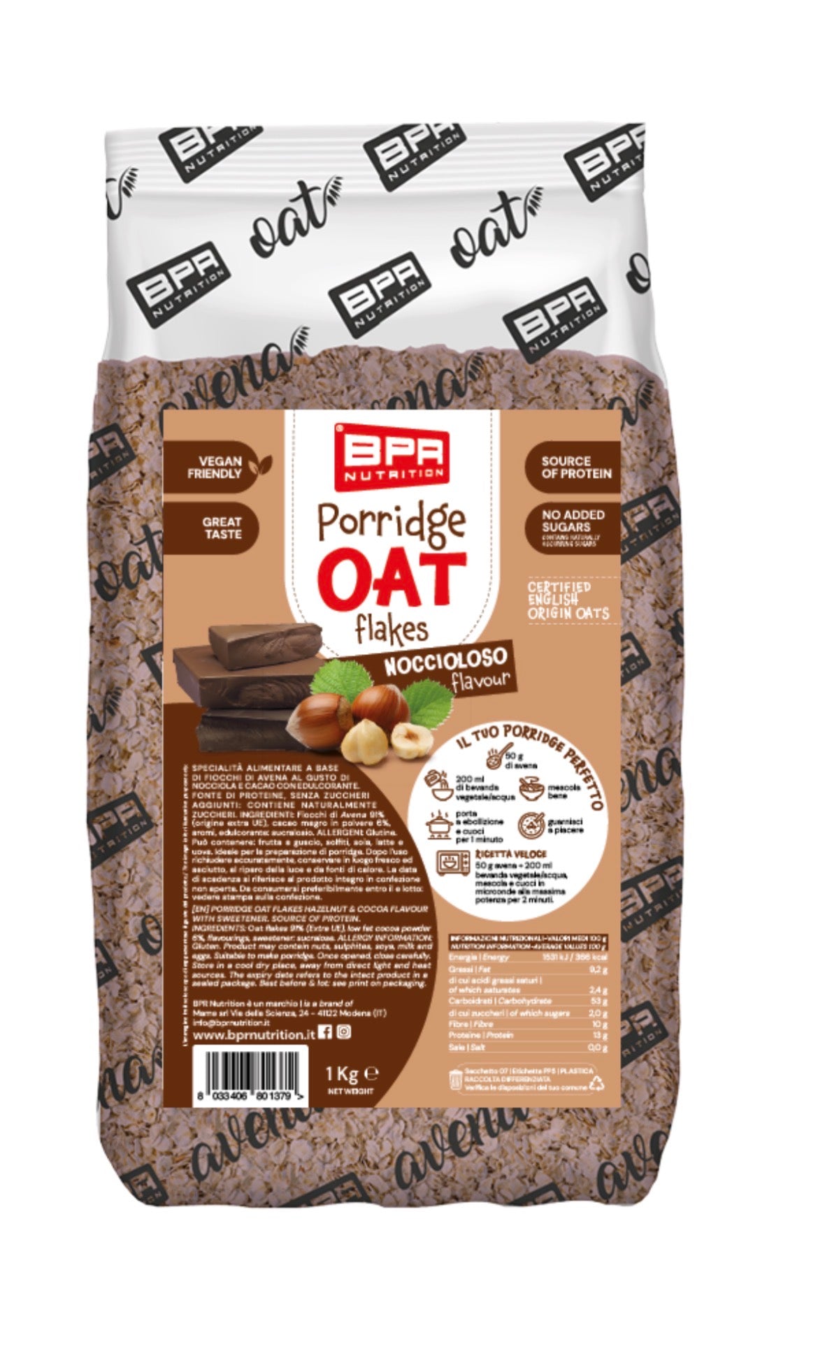 Porridge Oat flakes BPR - 1Kg