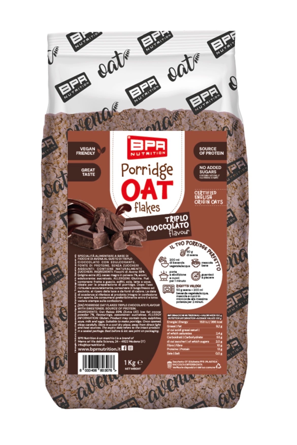 Porridge Oat flakes BPR - 1Kg