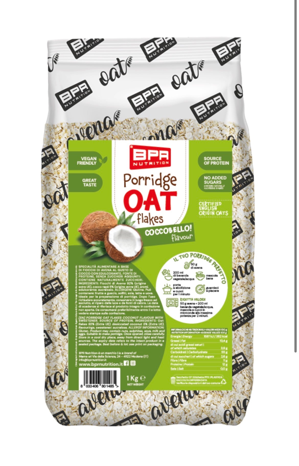 Porridge Oat flakes BPR - 1Kg