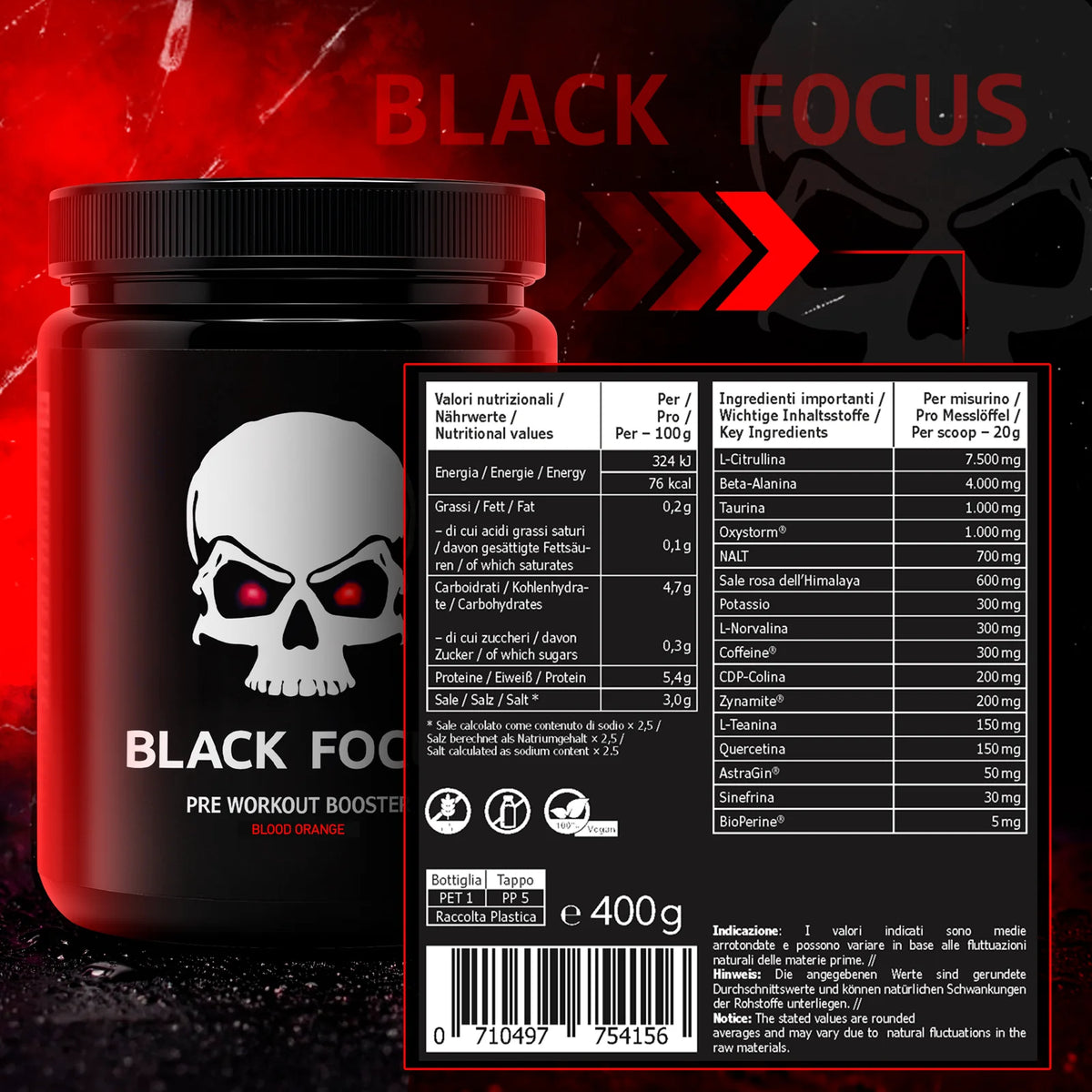 Pre workout - Black focus